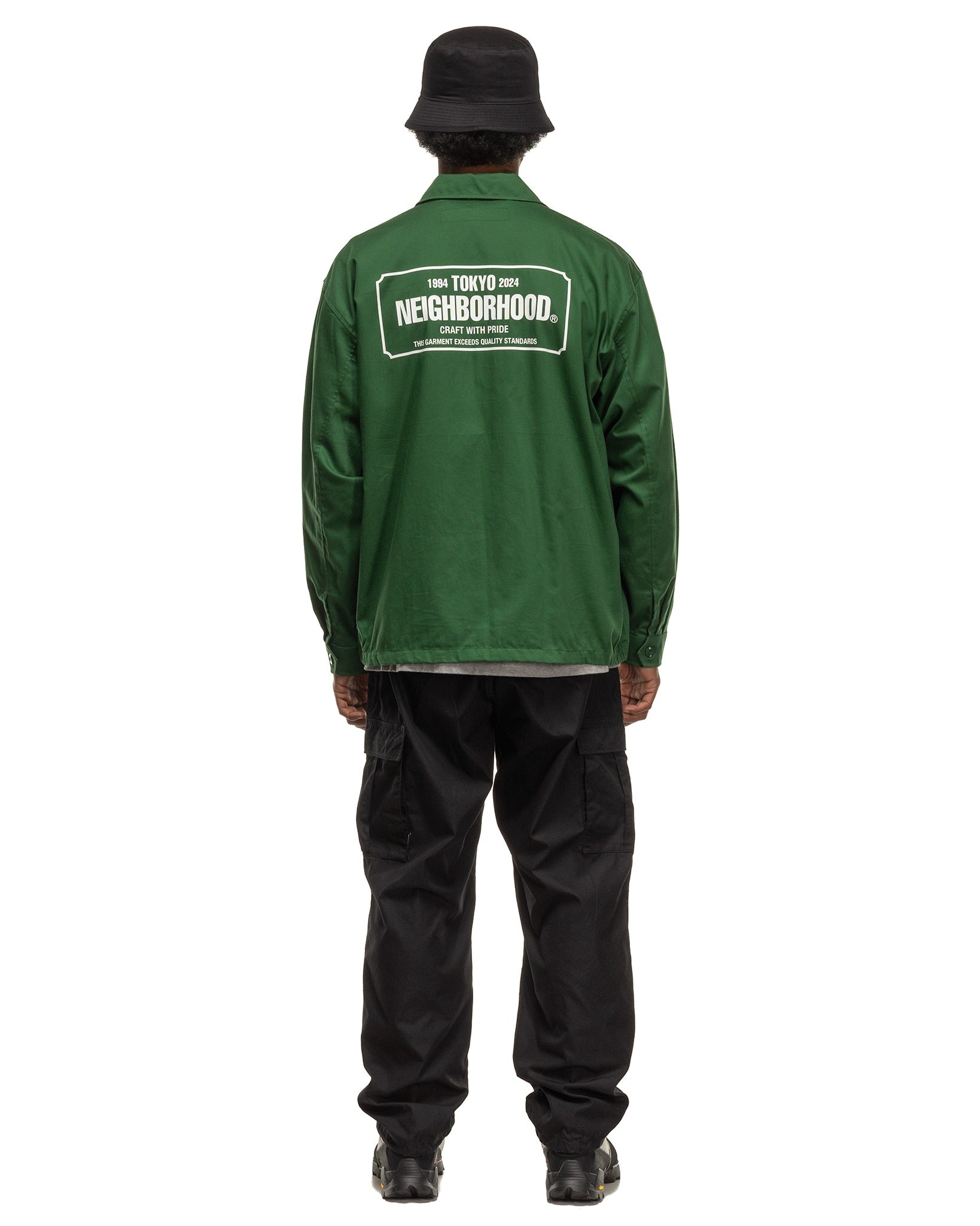 Zip Work Jacket Green - 3
