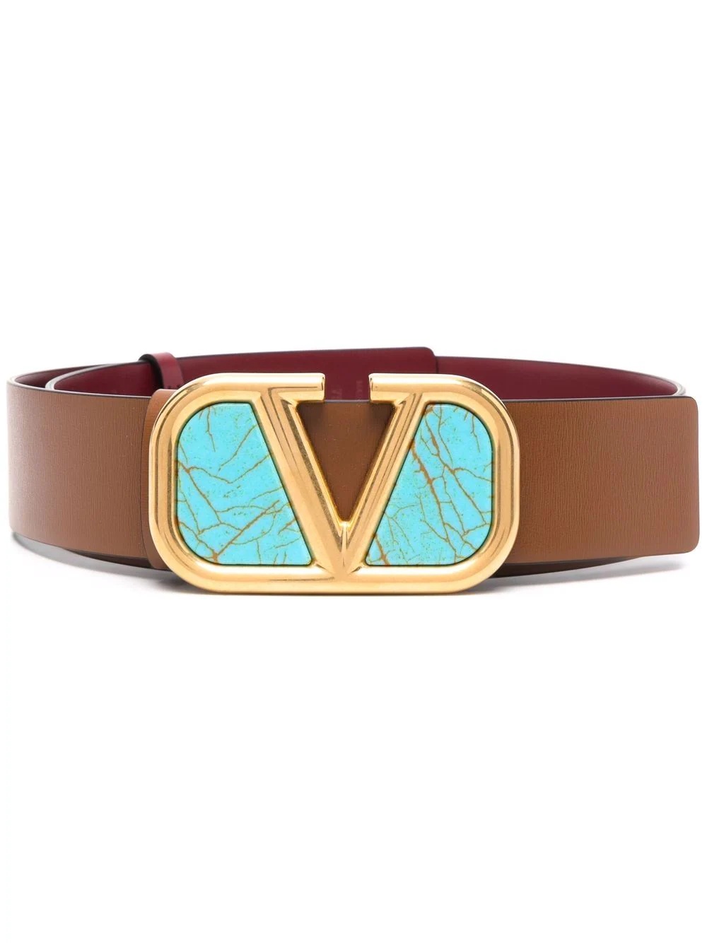 VLogo Signature leather belt - 1