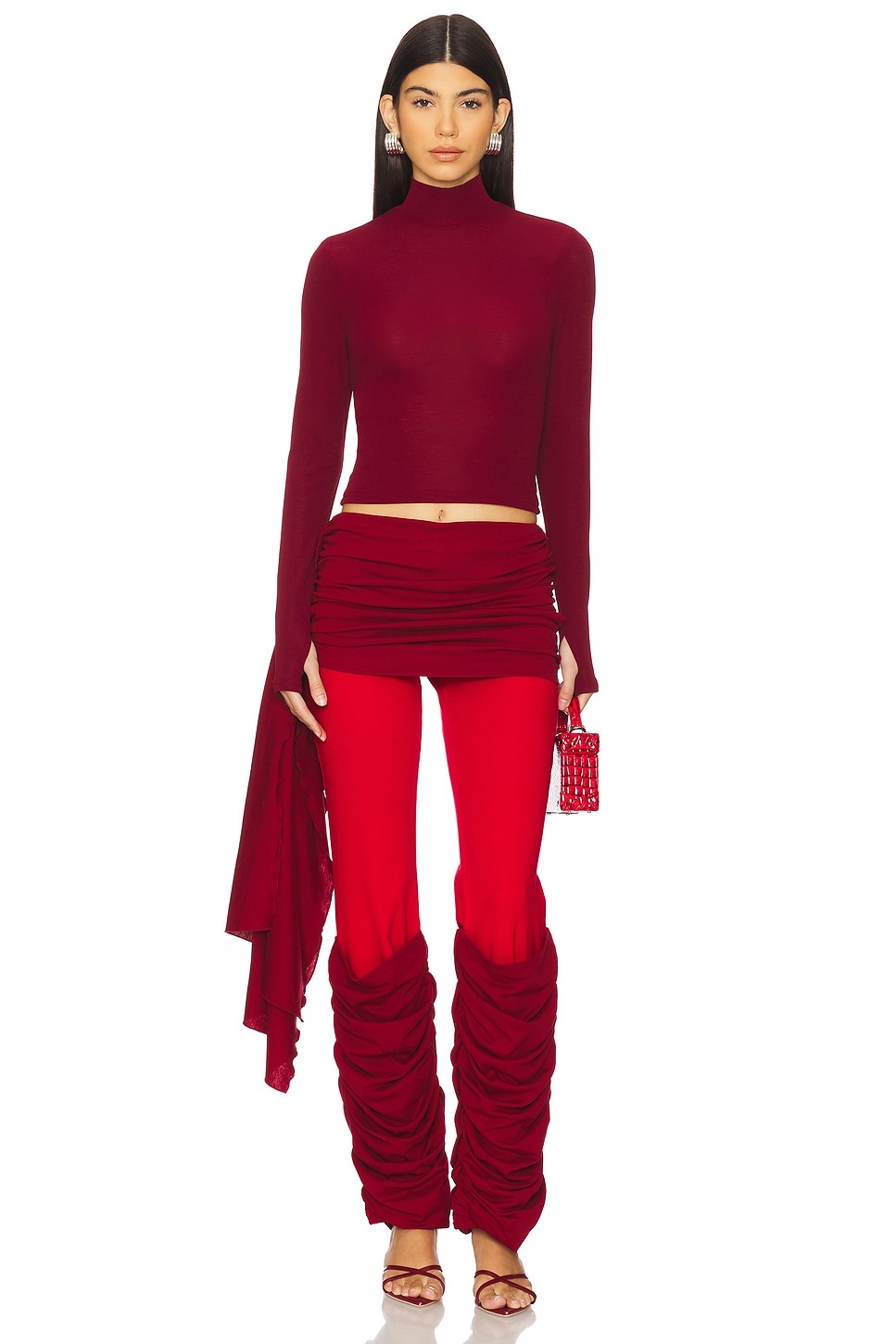 Pants With Leg Warmer - 5