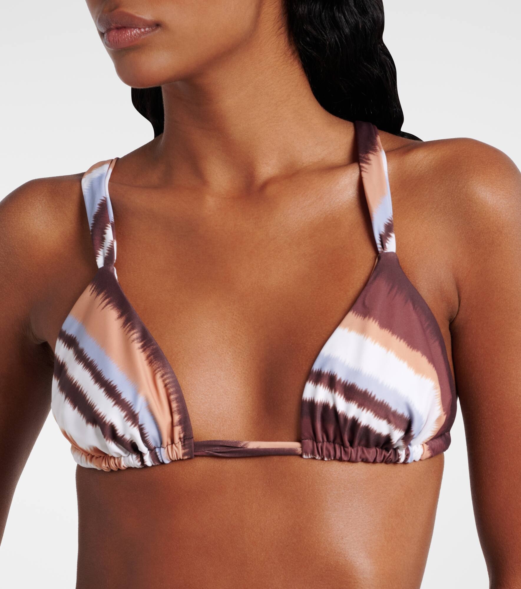 Mary striped bikini top - 4