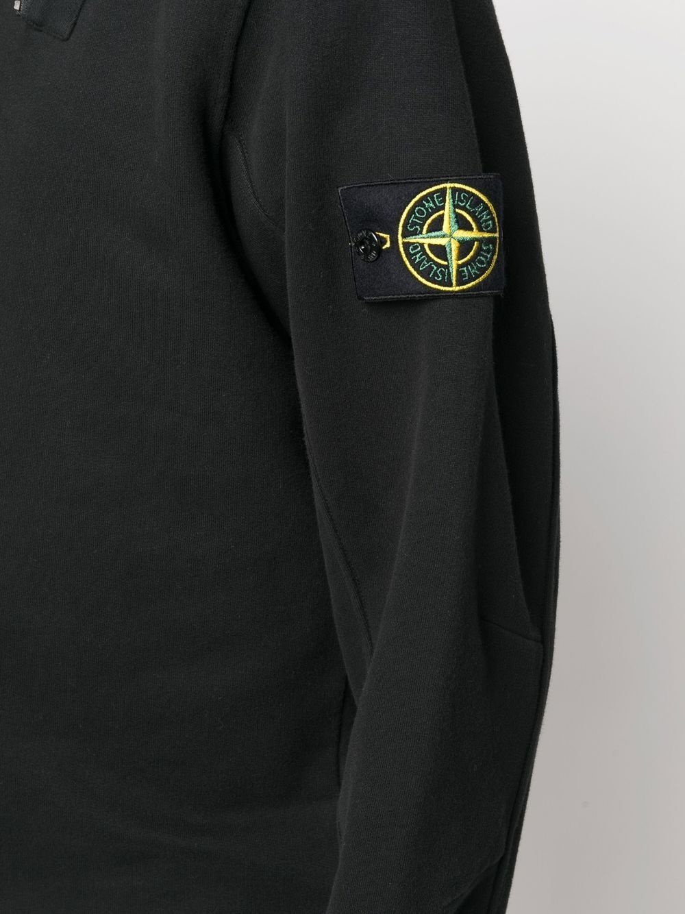 logo-patch long-sleeve hoodie - 5