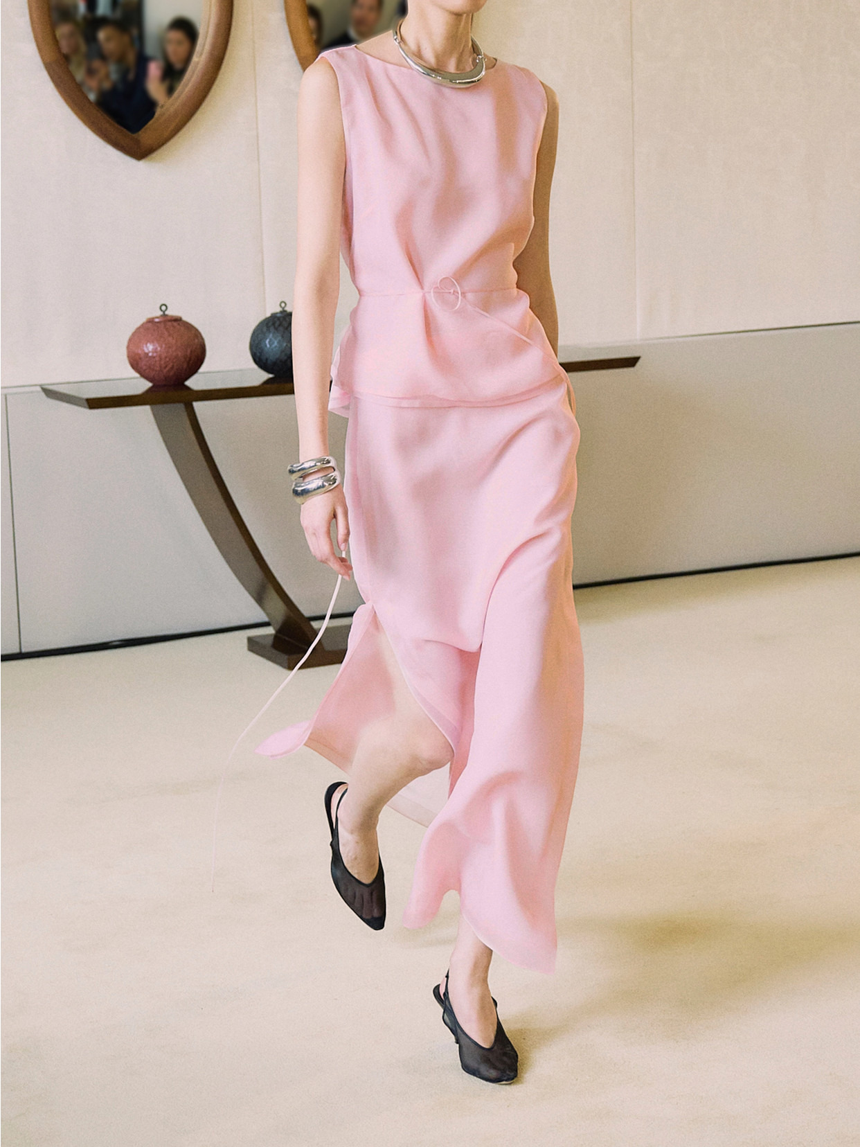 Linnie Silk-organza Maxi Skirt - 5