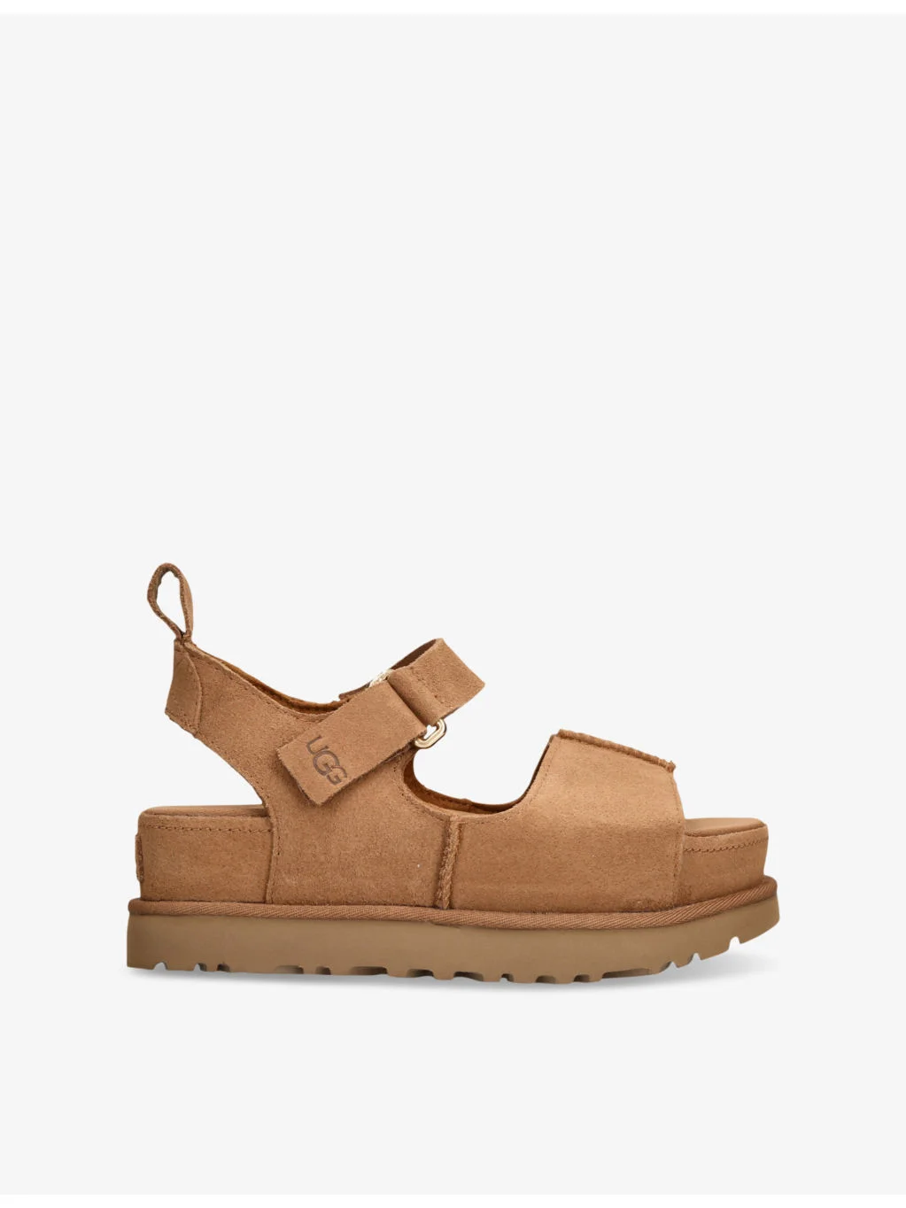 Goldenstar Suede Platform Sandals - 1
