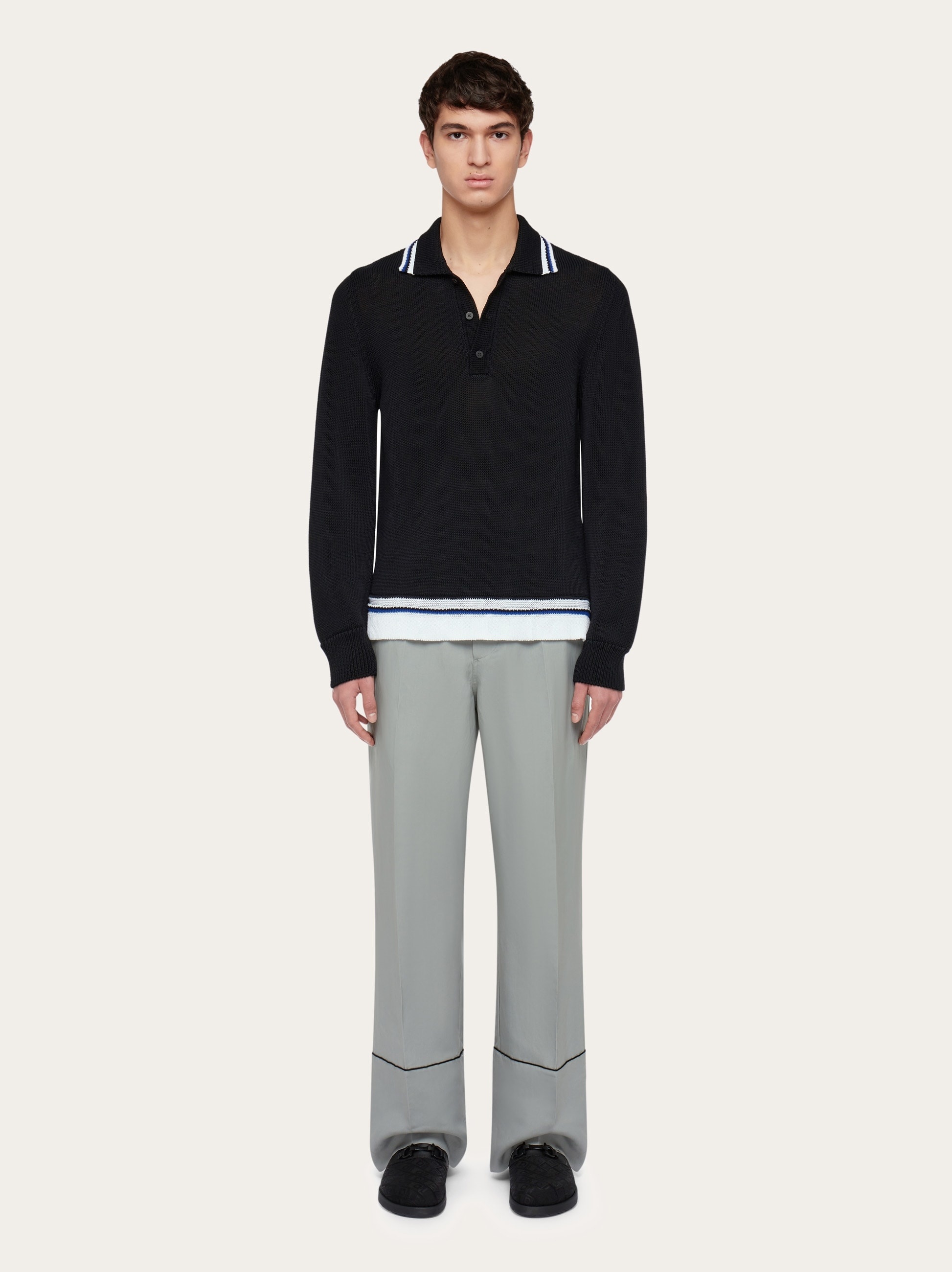 Long sleeved polo shirt - 5