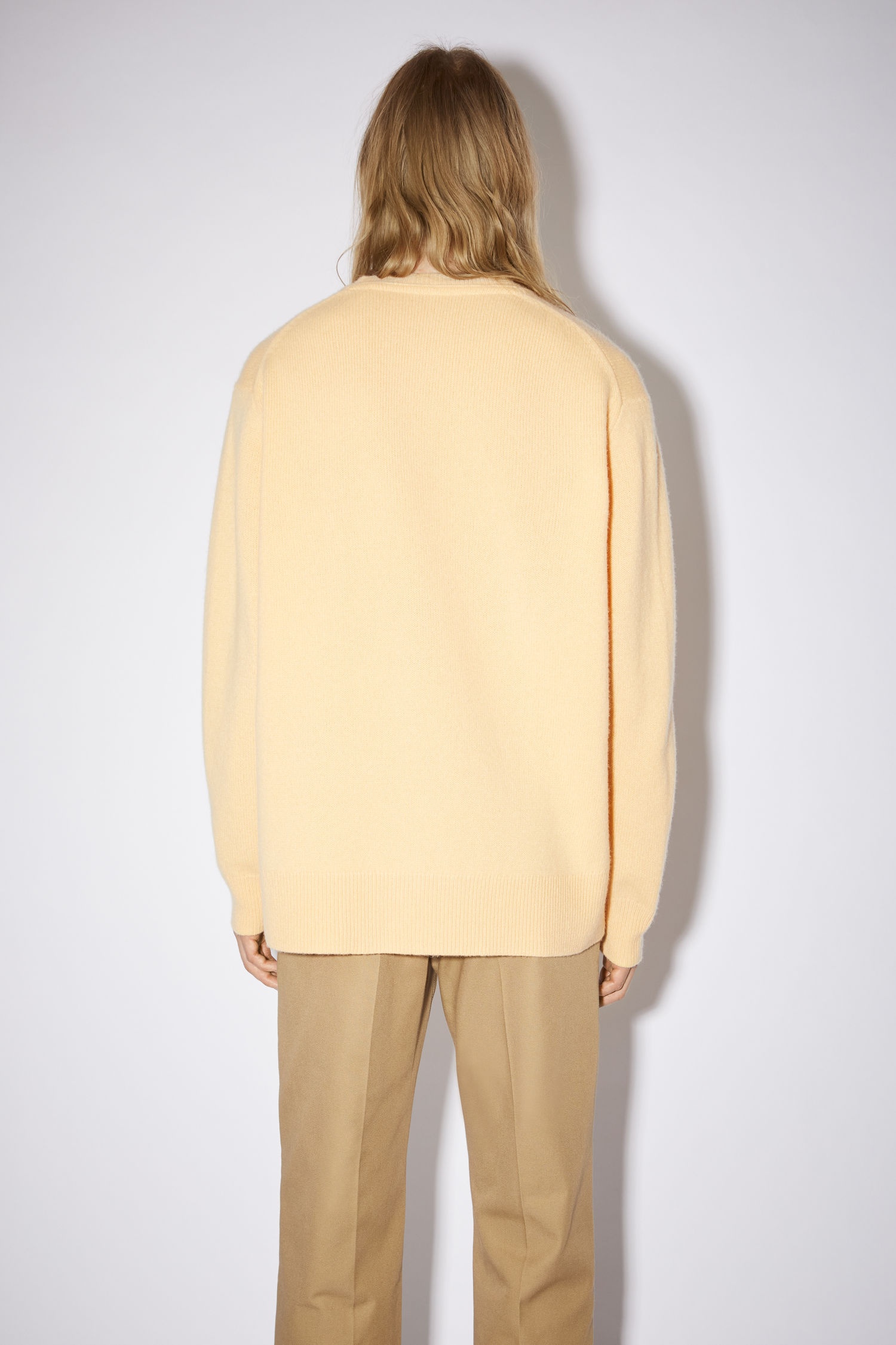 Wool blend sweater - Vanilla yellow - 3