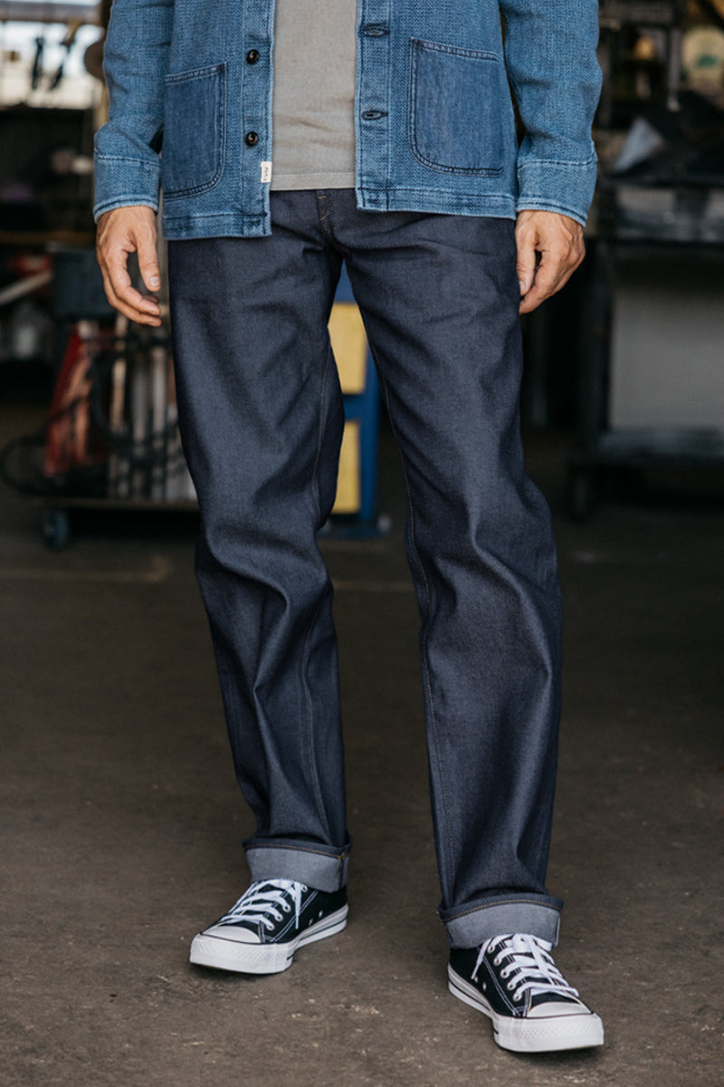 The Barrel Classic Straight Natural Slub Indigo - Raw 12.5oz Selvedge 4