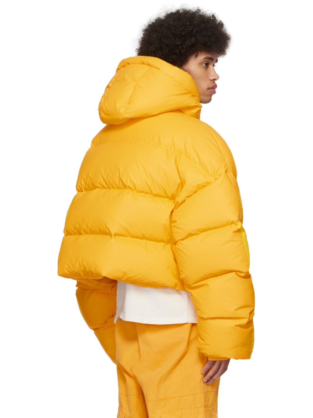 Yellow MML Down Puffer Jacket - 3