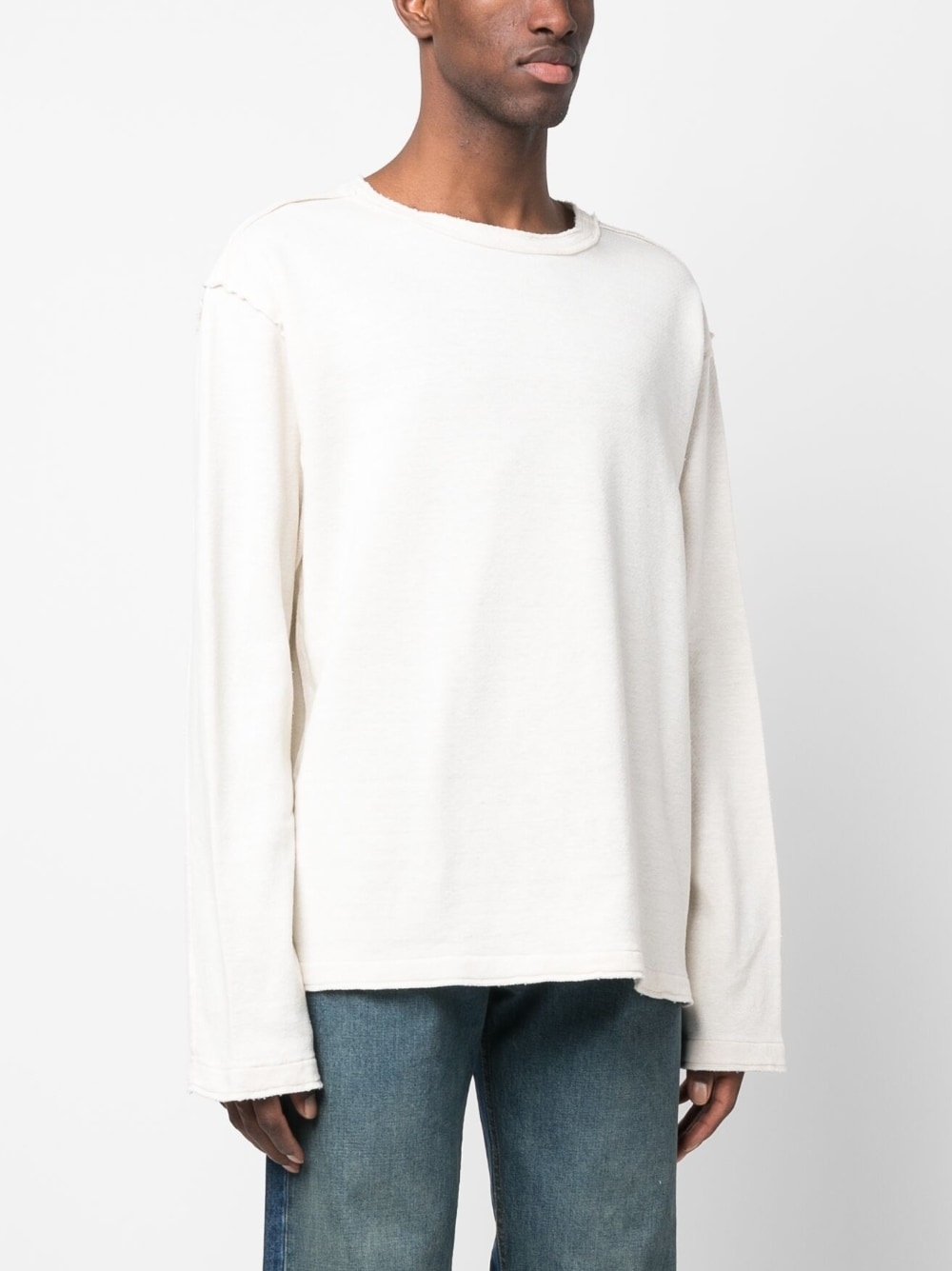 long-sleeve crew-neck sweatshirt - 3