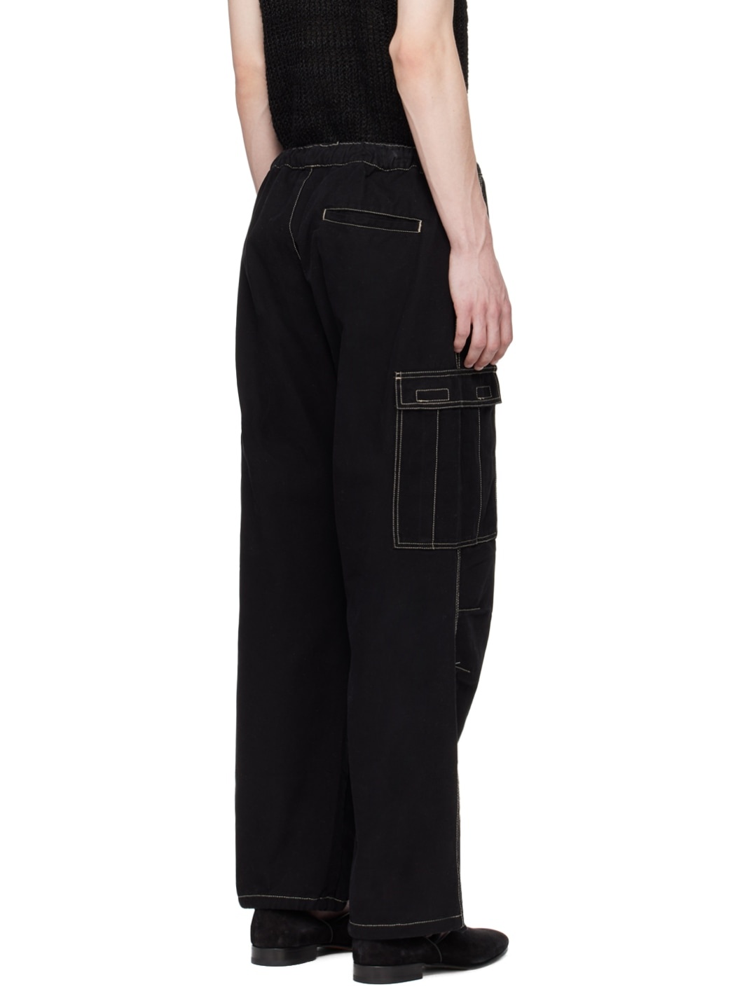 SSENSE Exclusive Black Sasha Cargo Pants - 3