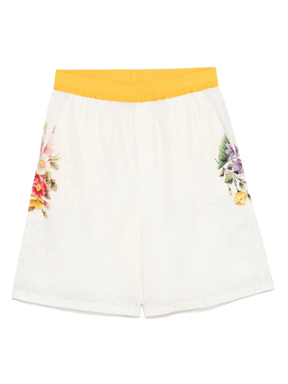 floral-print shorts - 1