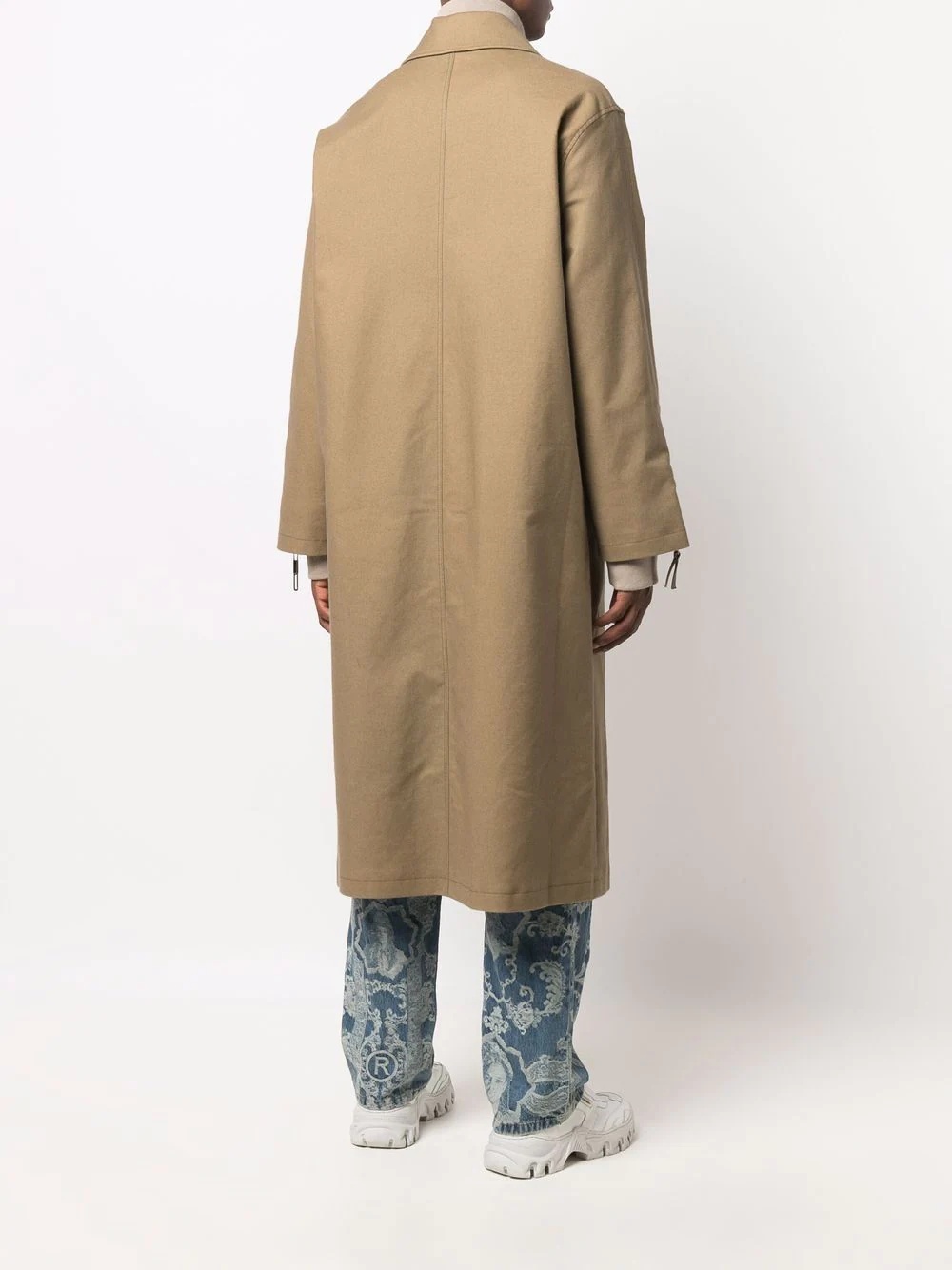 oversized shirt coat - 4