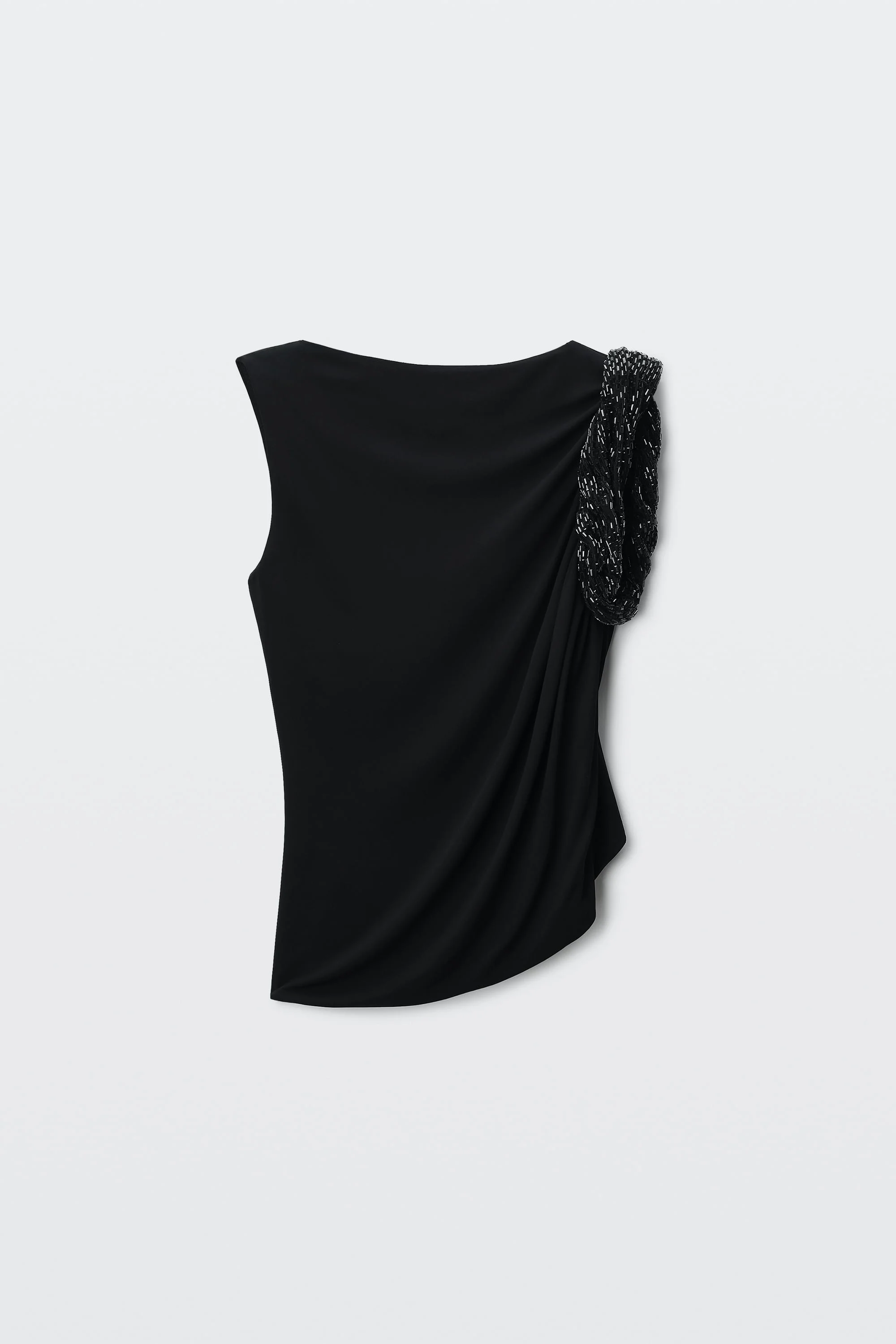 CRYSTAL TWIST SLEEVELESS TOP - 1
