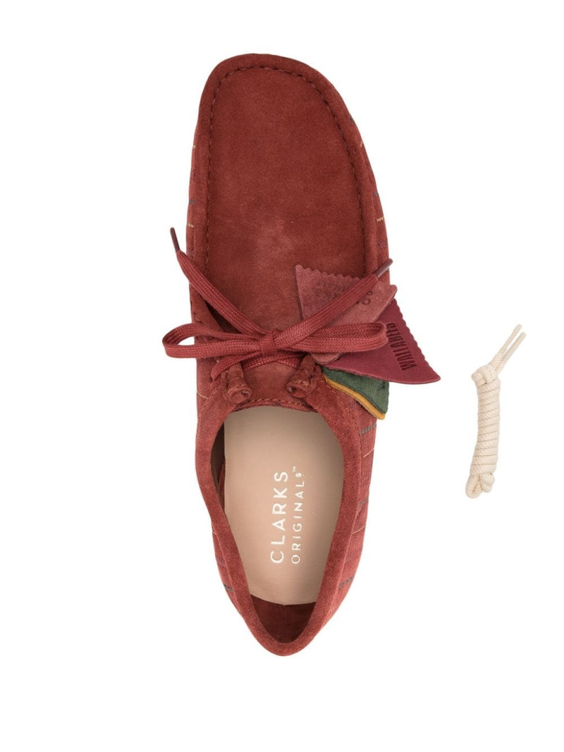 Wallabee suede lace-up shoes 4