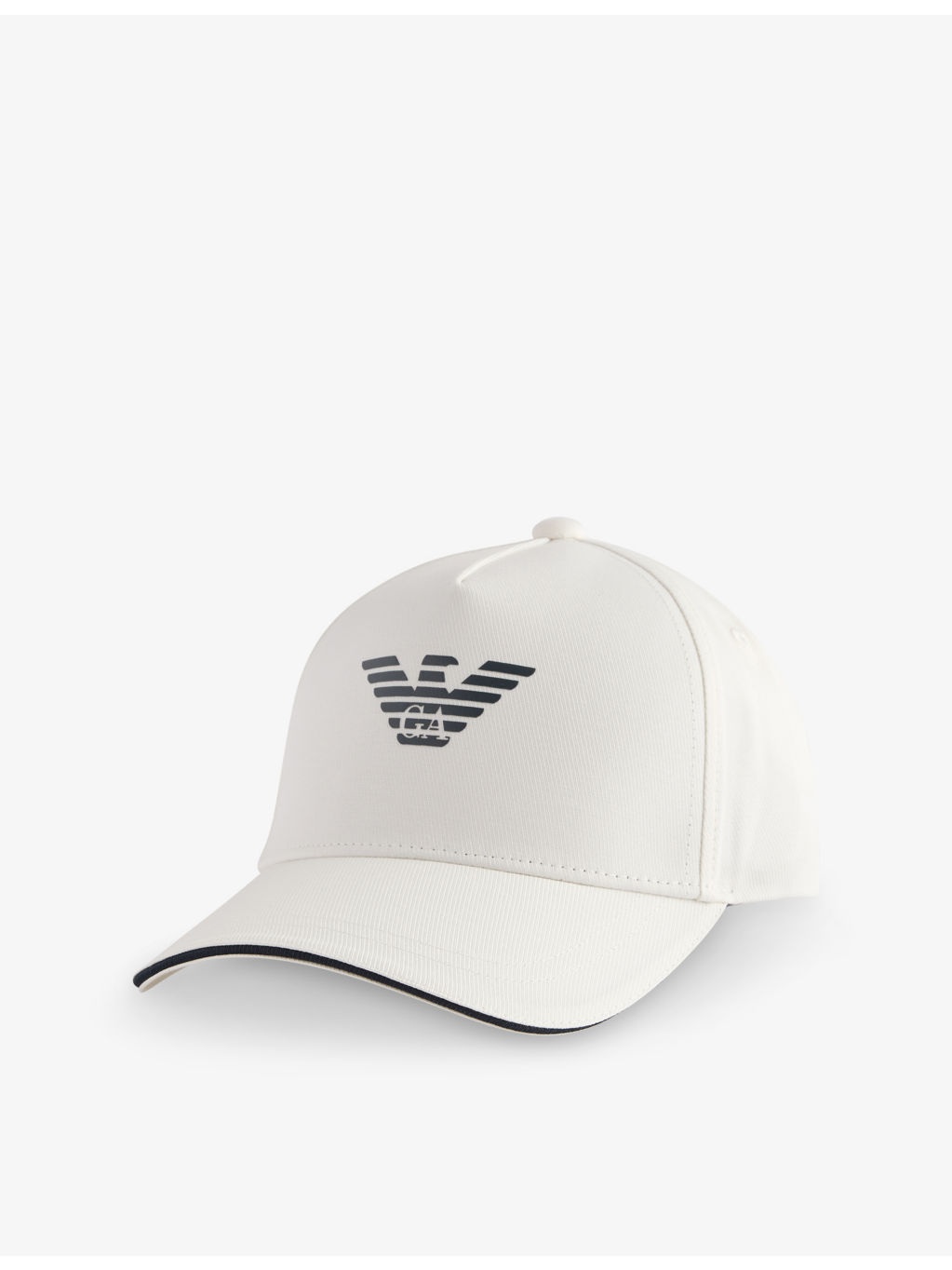 Brand Logo-Print Cotton Cap - 1