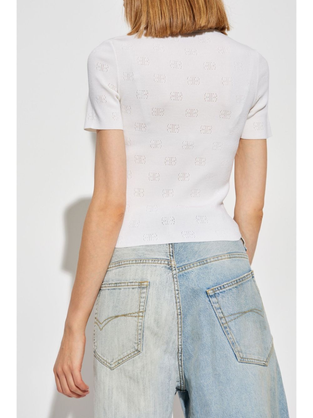 monogram T-shirt - 4