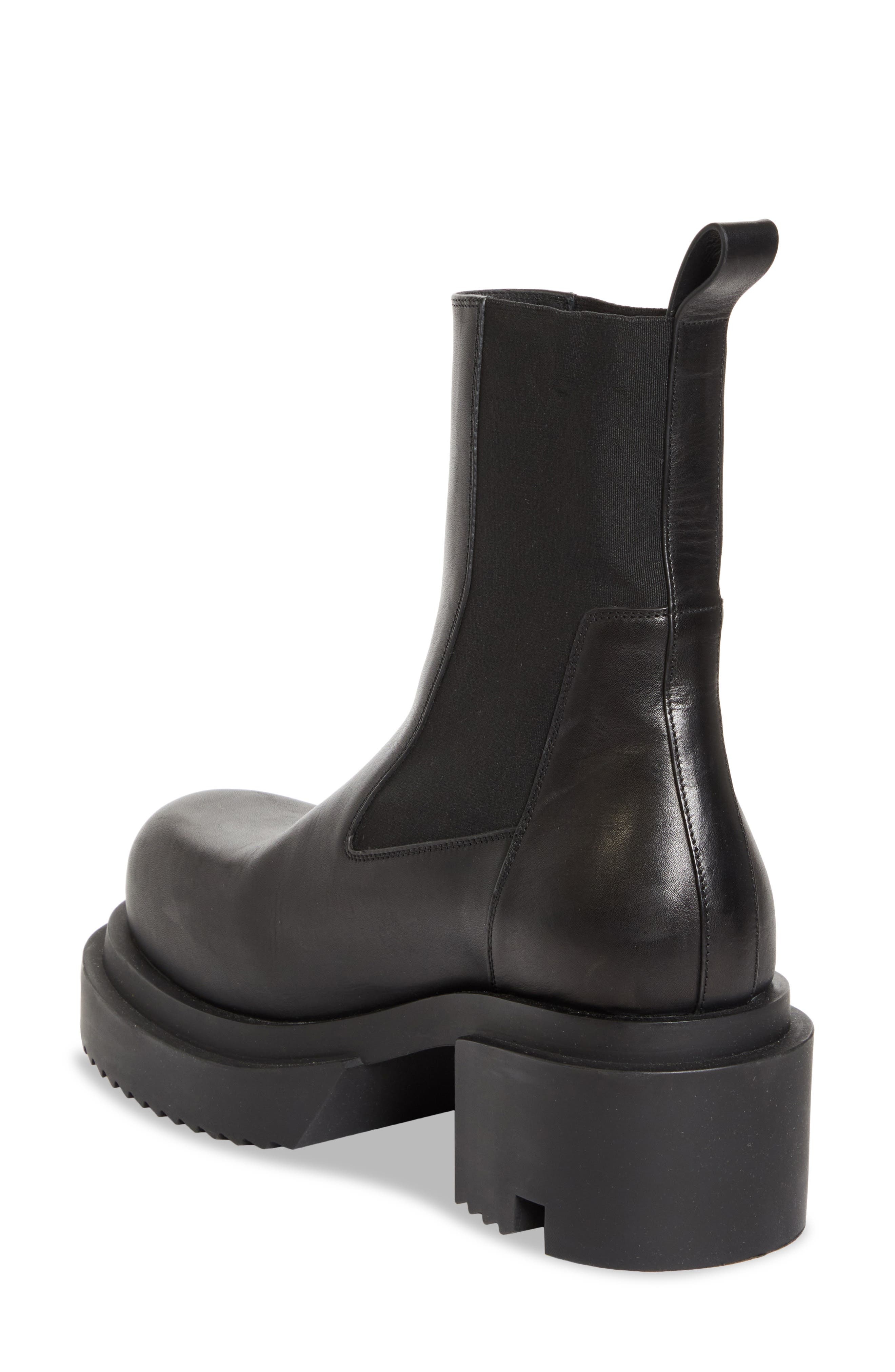Rick Owens Hollywood Beatle Bogun Chelsea Boot in Black at Nordstrom - 2