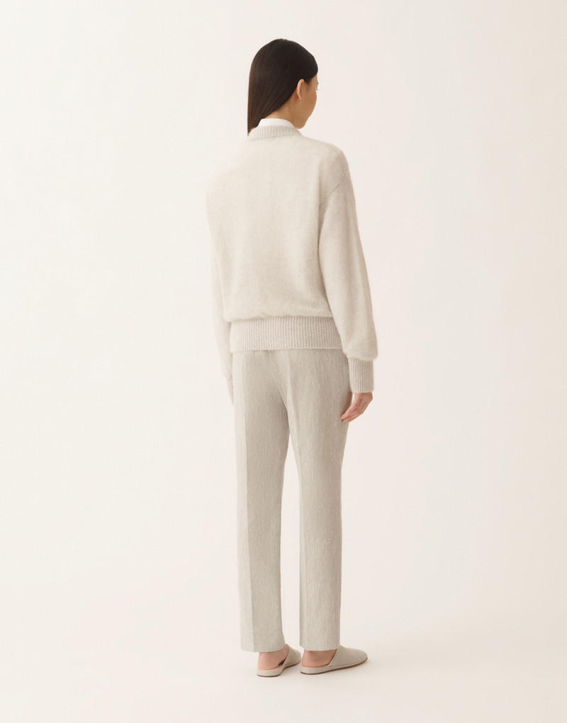 Mohair bomber with sequins 4