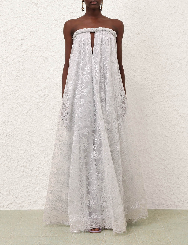 Zimmermann CAROUSEL METALLIC TWIST GOWN outlook