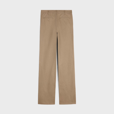 CELINE straight chinos in twill outlook