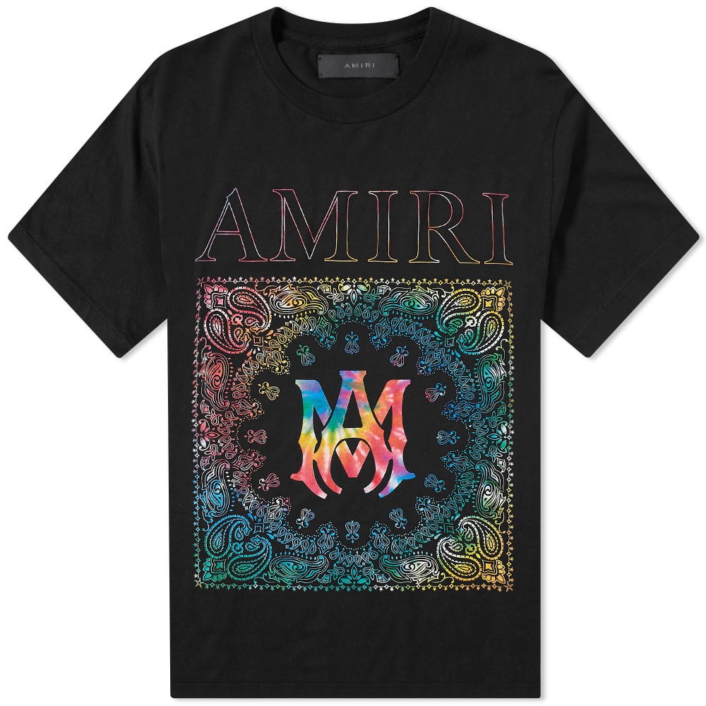 Amiri Rainbow Bandana Tee - 1