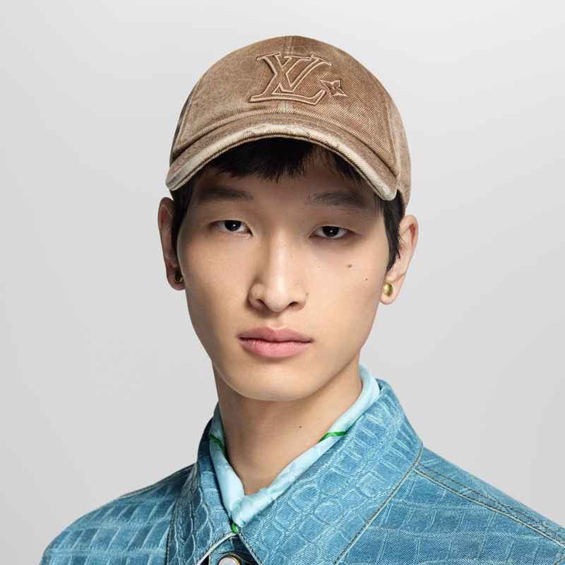LV Denim Washed Cap 5
