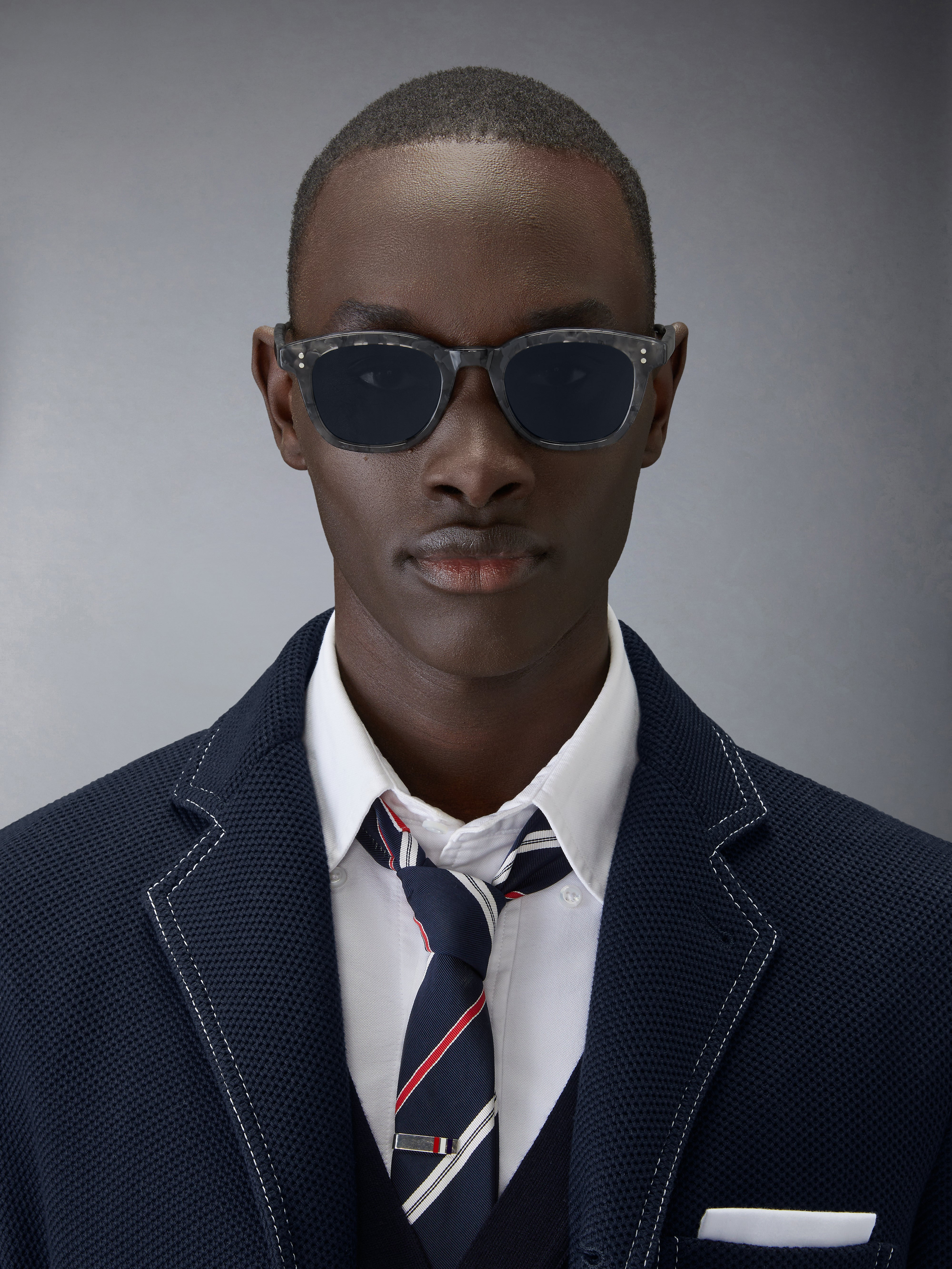 TORTOISE ACETATE RECTANGULAR SUNGLASSES - 2