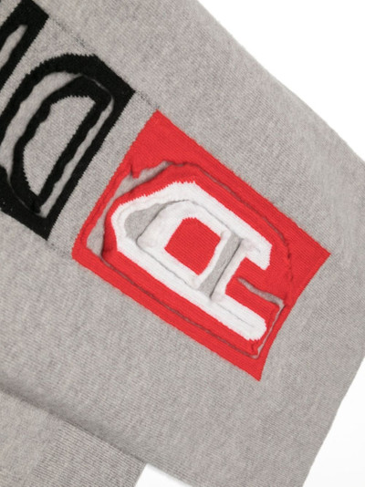 Diesel K-Peff intarsia-logo scarf outlook
