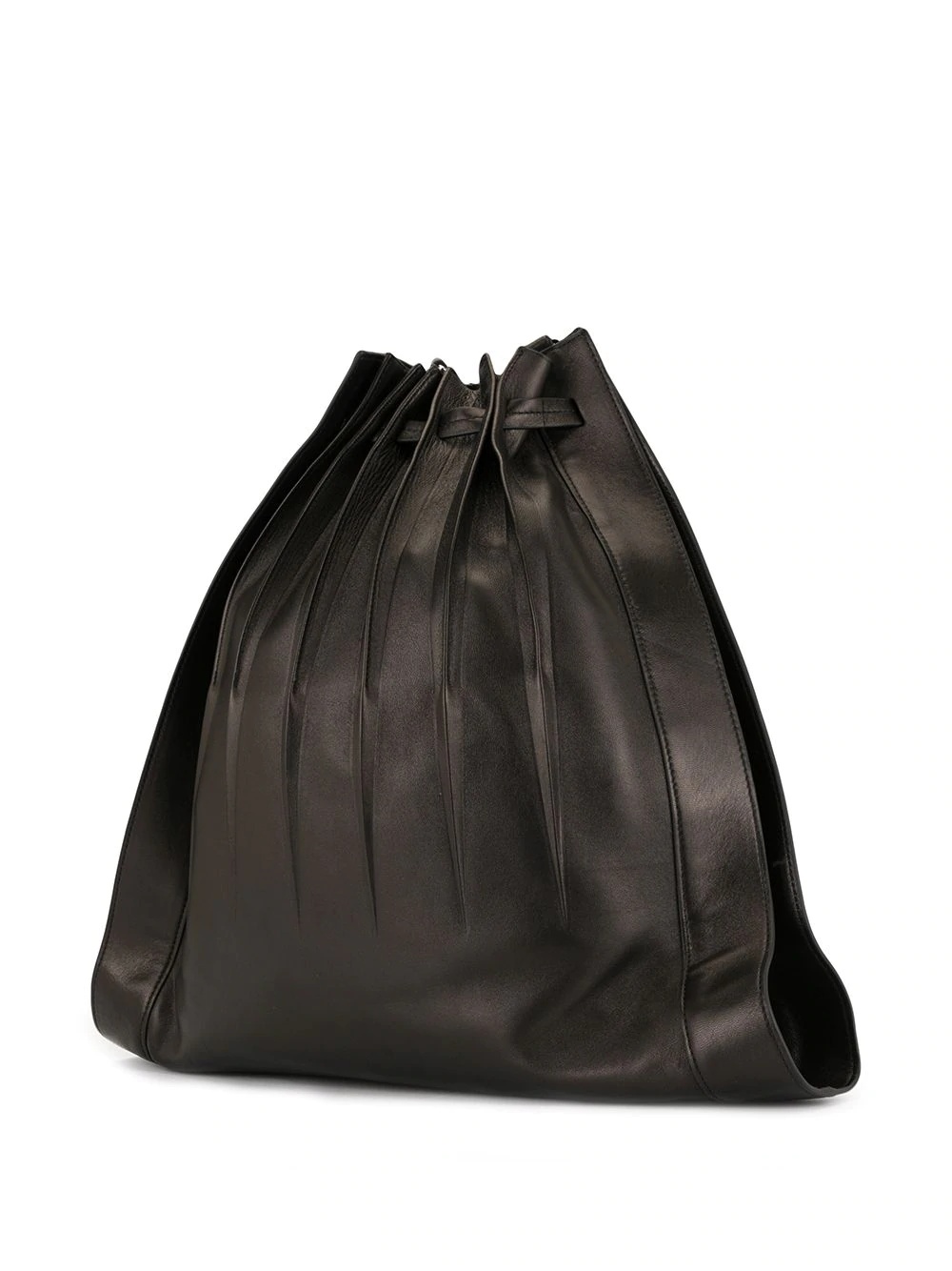 Florence Large Pleated Drawstring Tote - 3