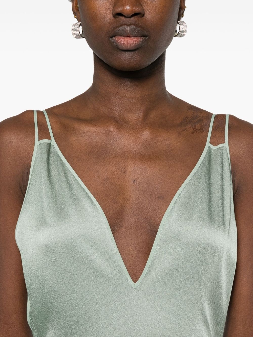 open-back midi dress - 5
