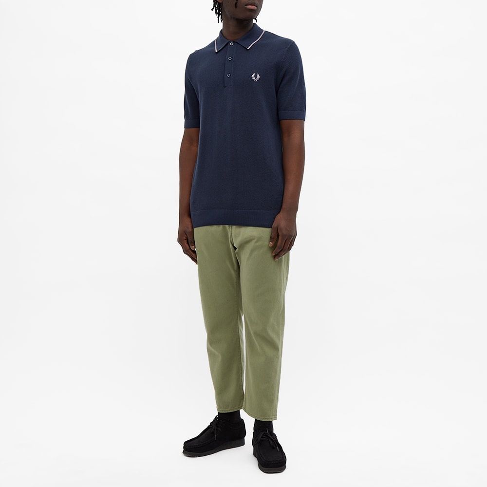 Fred Perry Tipped Knitted Polo - 6