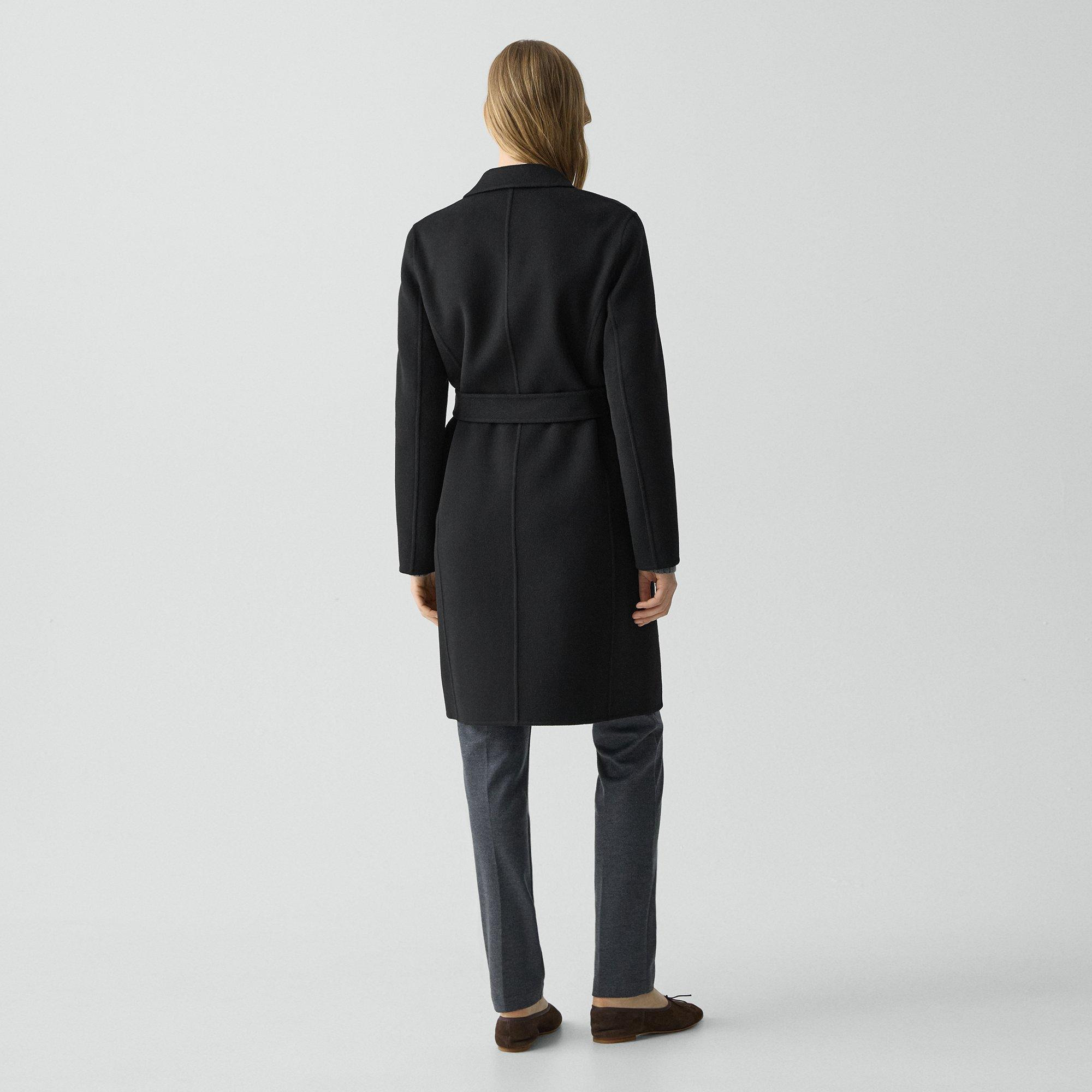 Belted Coat in Double-Face Wool-Cashmere - 4