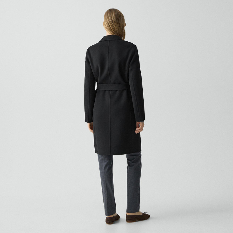 Theory Belted Coat in Double-Face Wool-Cashmere outlook