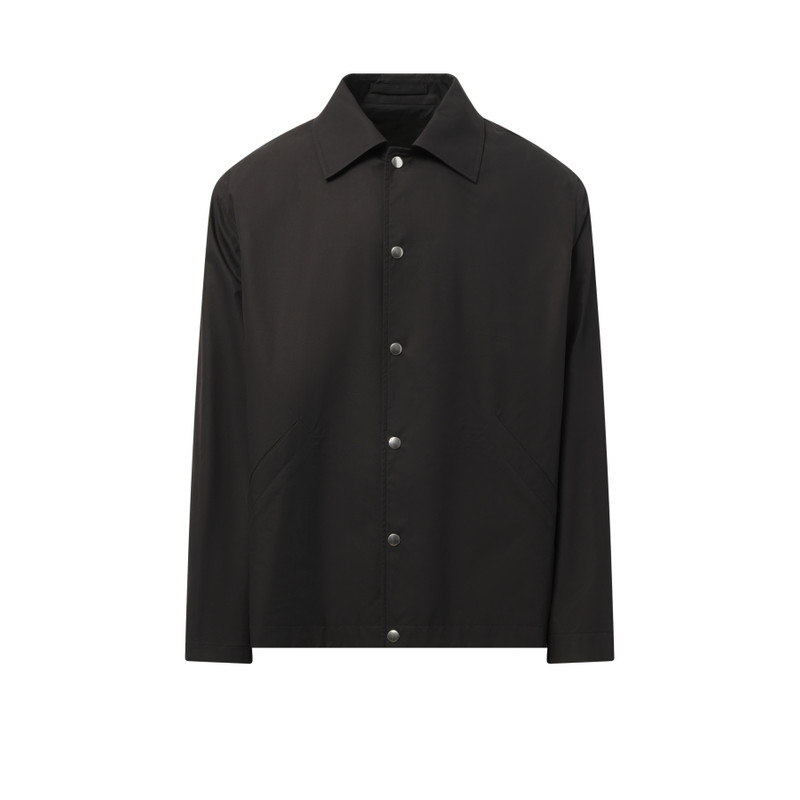 Jil Sander Jil Sander Logo Coach Jacket in Black outlook