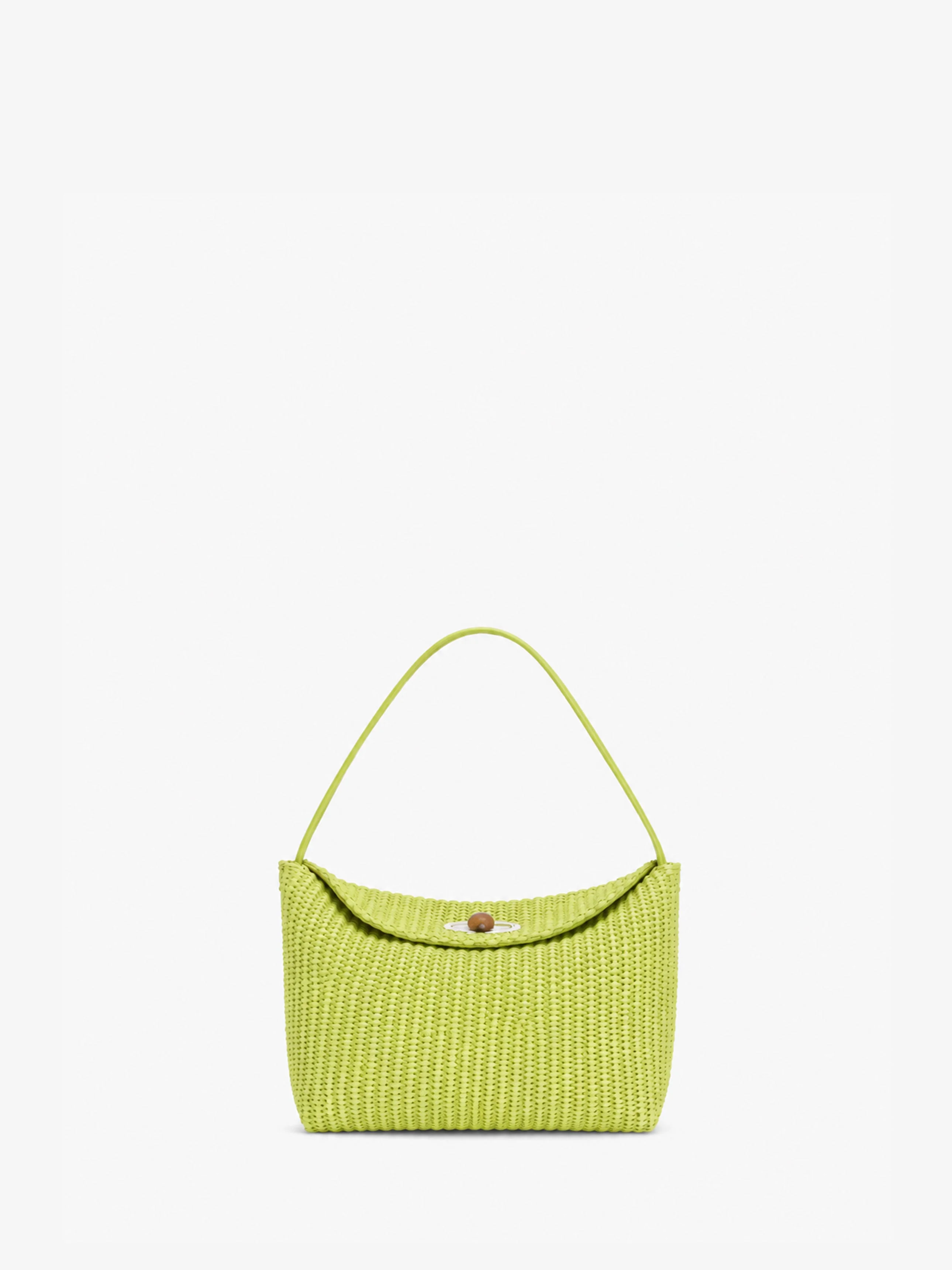 Turnlock Raffia Mini Bag - 1