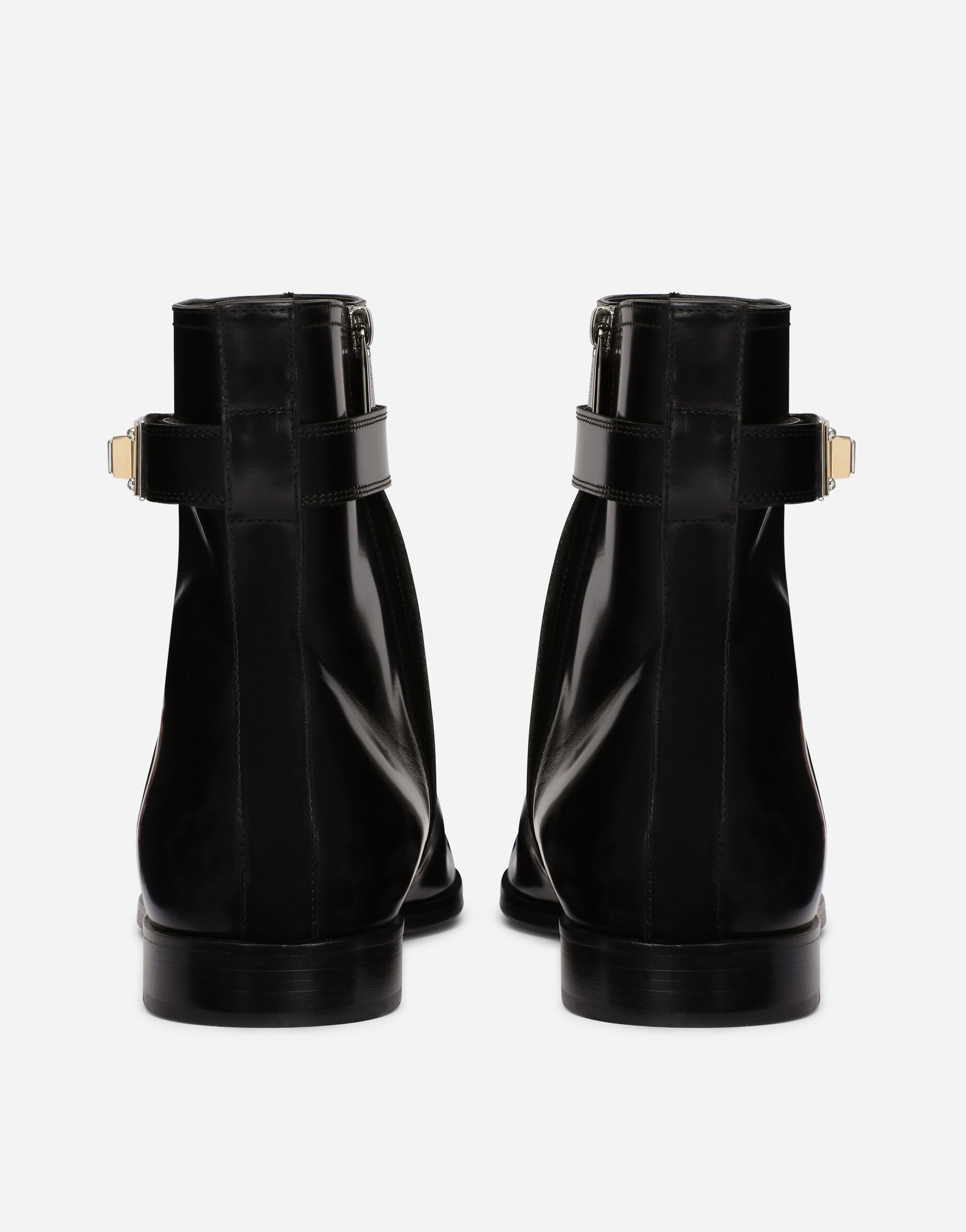 Brushed calfskin ankle boots - 3