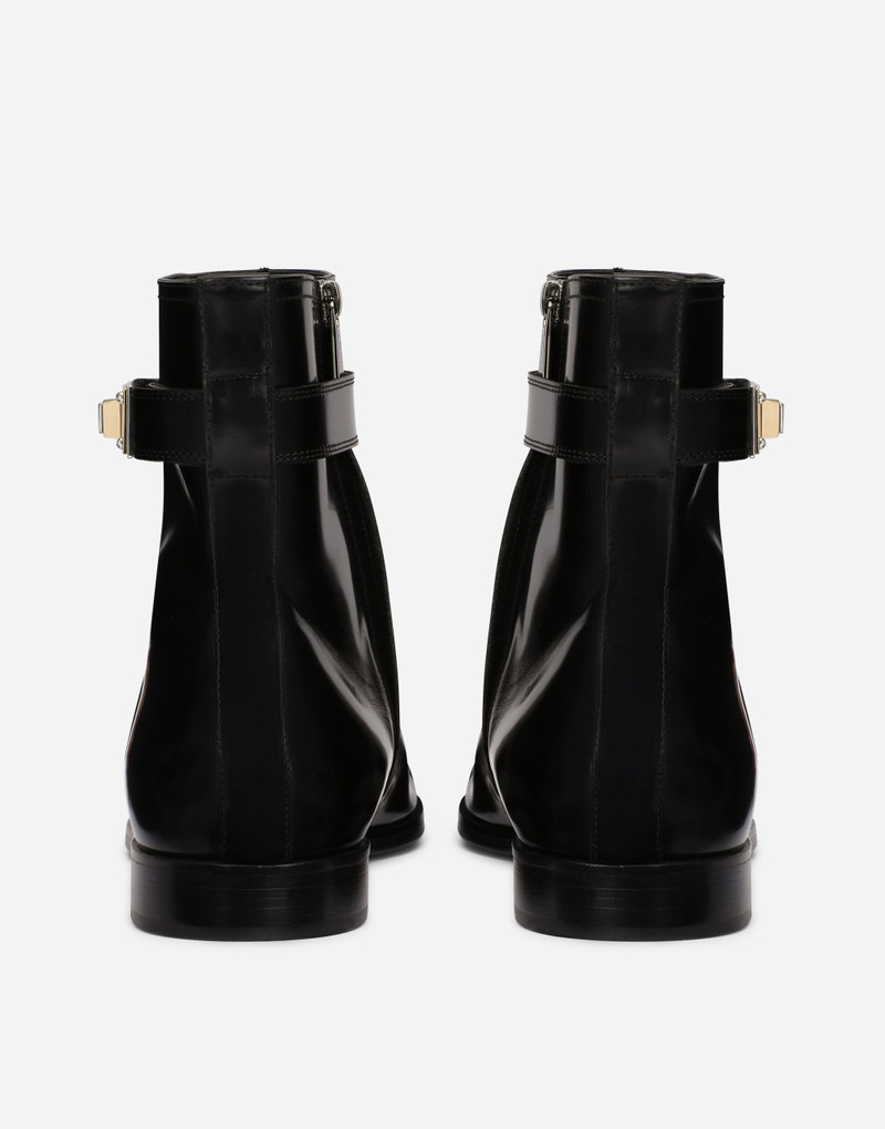 Dolce & Gabbana Brushed calfskin ankle boots outlook