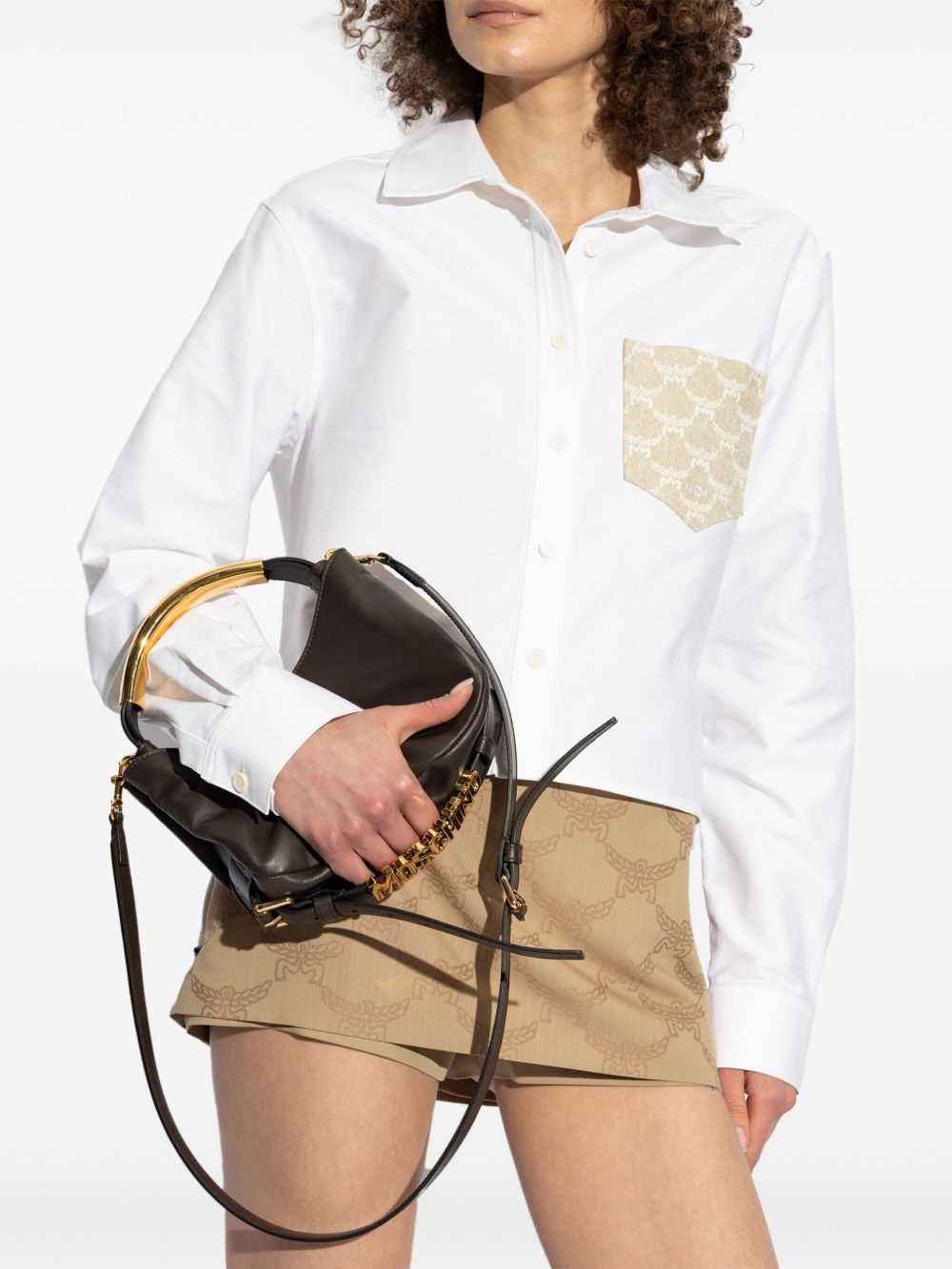 leather tote bag - 2