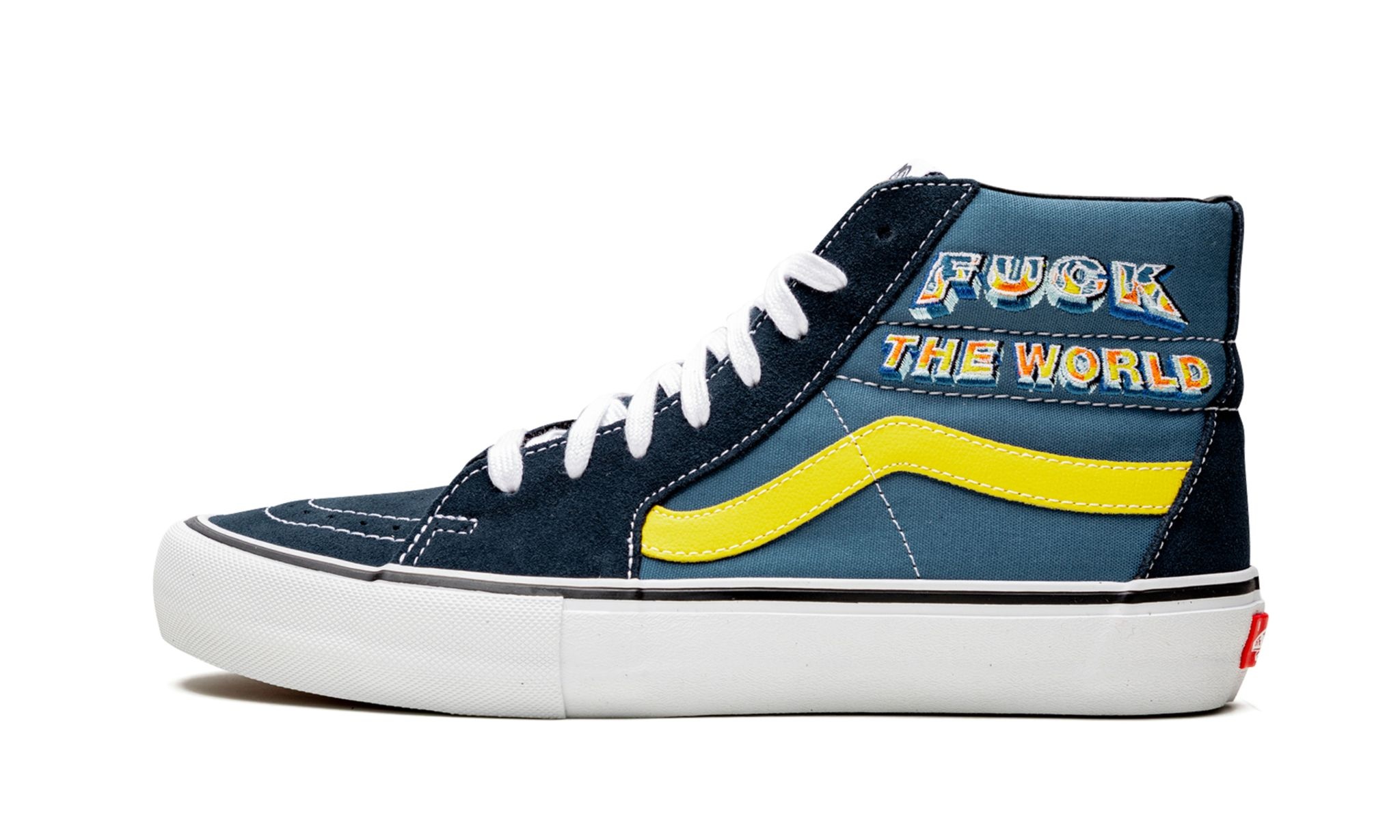 Sk8-Hi Pro "Supreme - F*ck the World - Navy" - 1