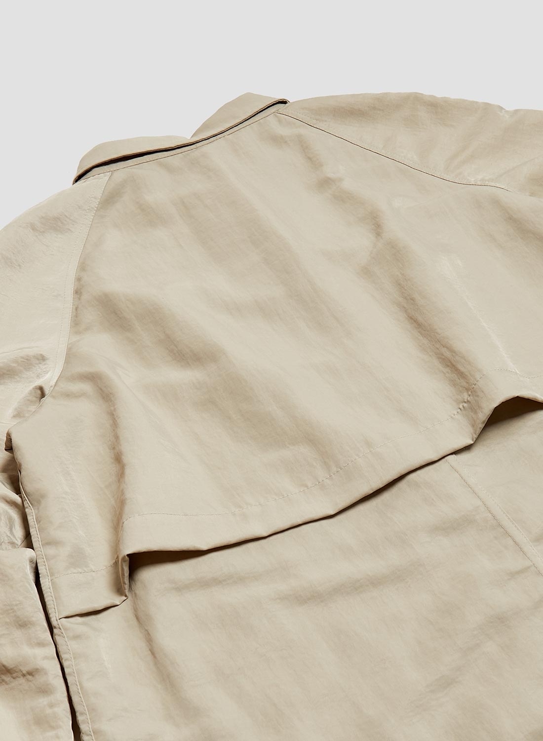 Nam Coat in Stone Nylon - 6
