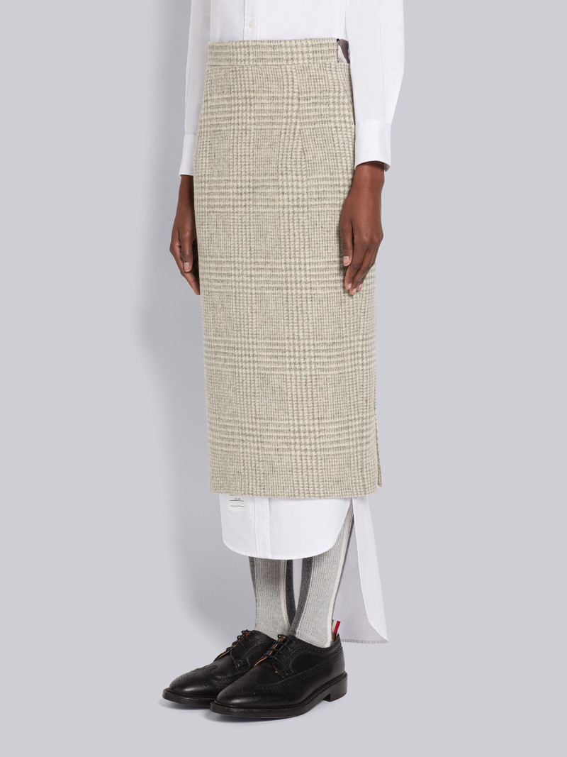 Thom Browne Prince Of Wales High Waisted Pencil Skirt outlook