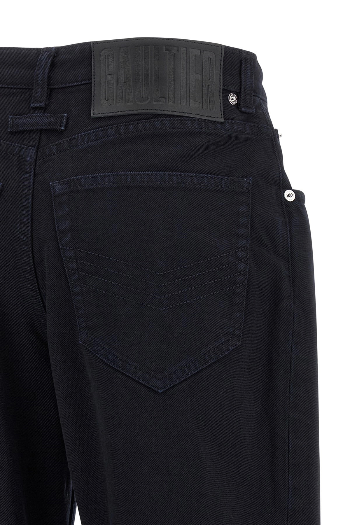 'The Snap-Button Denim' jeans - 5
