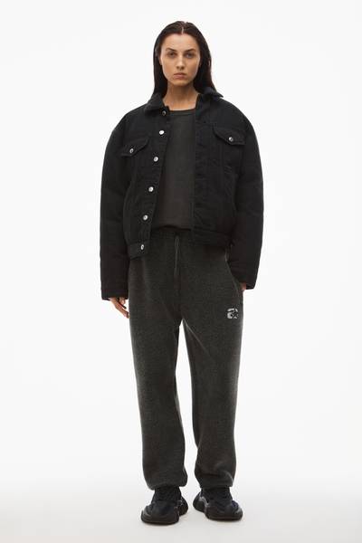 Alexander Wang SPORTY LOGO SWEATPANT IN REVERSE TERRY outlook