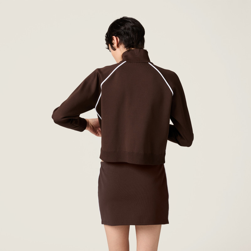 Technical yarn zipper cardigan 3