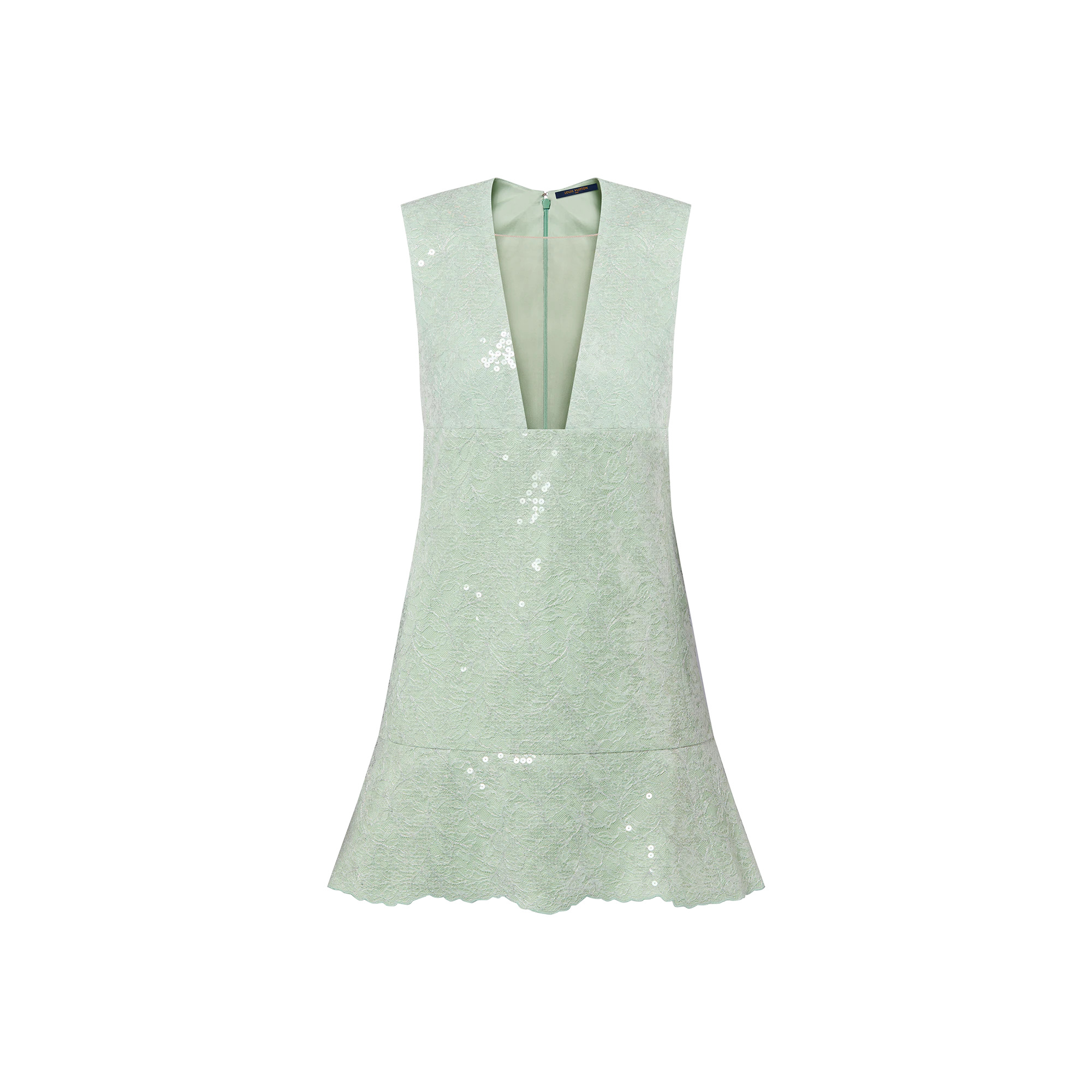 Sequin Lace Mini Dress - 1