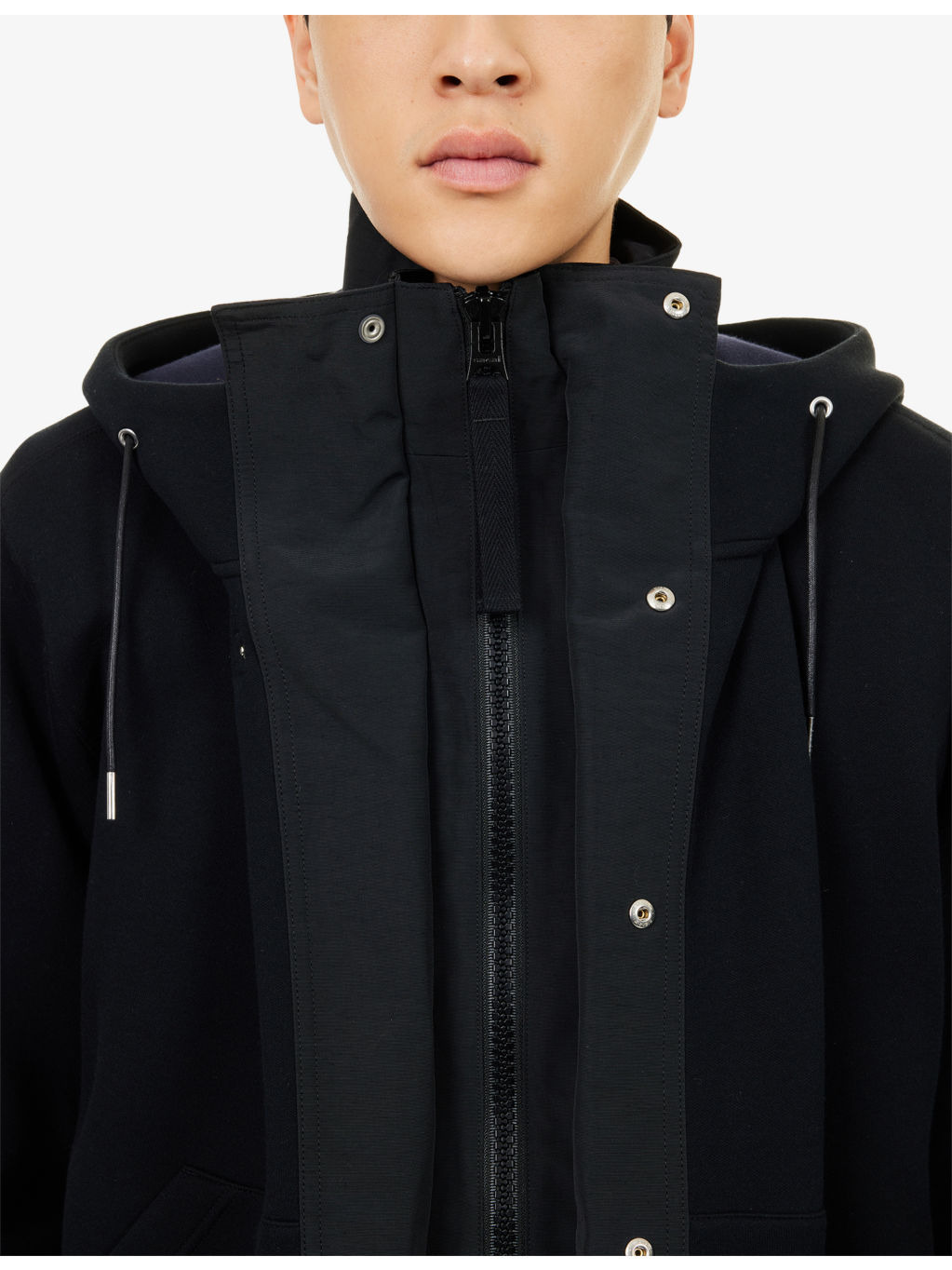 Sponge Relaxed Cotton-Nylon Blend Hoody - 5