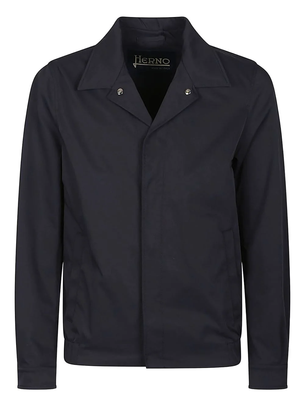 snap-fastening drawstring jacket - 1