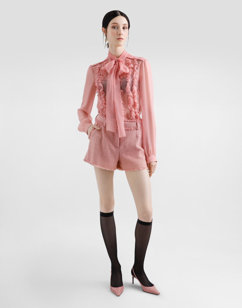 Dolce & Gabbana Raschel tweed shorts outlook