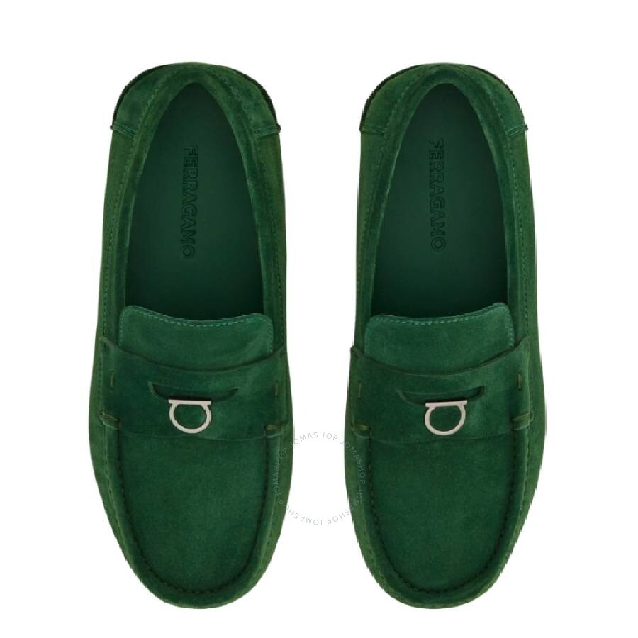 Ferragamo Gancini-Plaque Round-Toe Loafers - 4