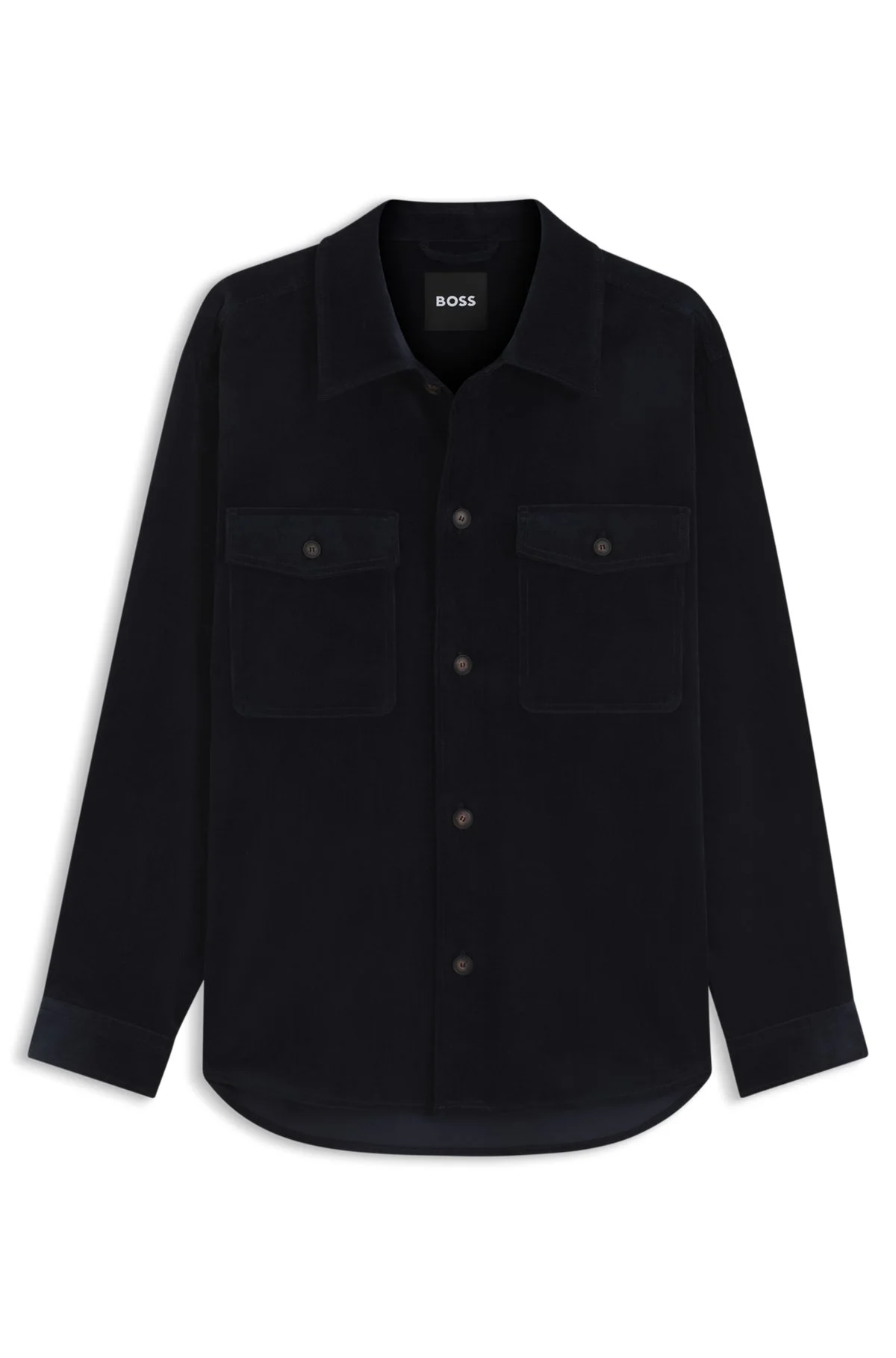 RELAXED-FIT OVERSHIRT IN STRETCH CORDUROY - 1