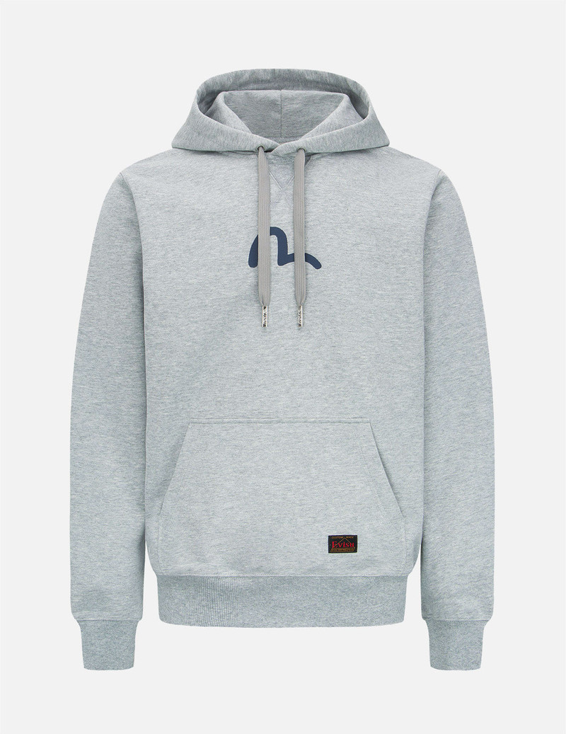 SEAGULL PRINT HOODED SWEATSHIRT 1